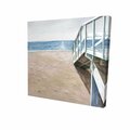 Fondo 16 x 16 in. Soft Seaside Landscape-Print on Canvas FO2777851